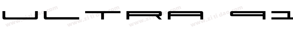 Ultra 911字体转换